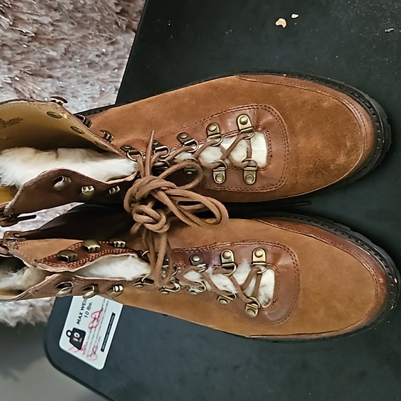 Lucky Brand LK-ILIANNA CEDAR Brown Suede/Leather Womens - Picture 2 of 4